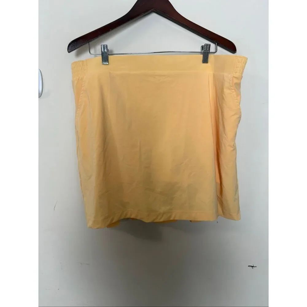 CALIA Peach Ace Skort Womens XXL Pleated Tennis Golf Athletic Skirt